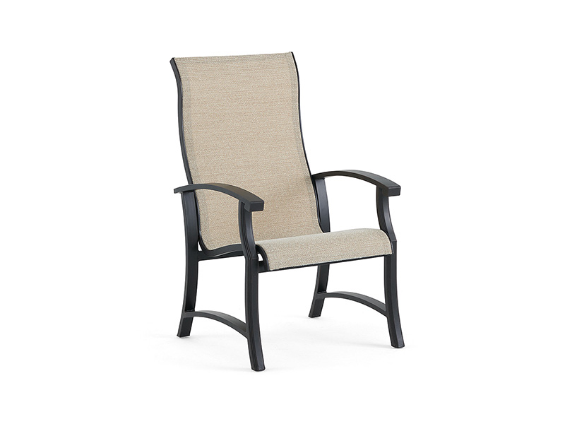 Lodge Eski Bronz Alüminyum, Askılı Yemek Sandalyesi